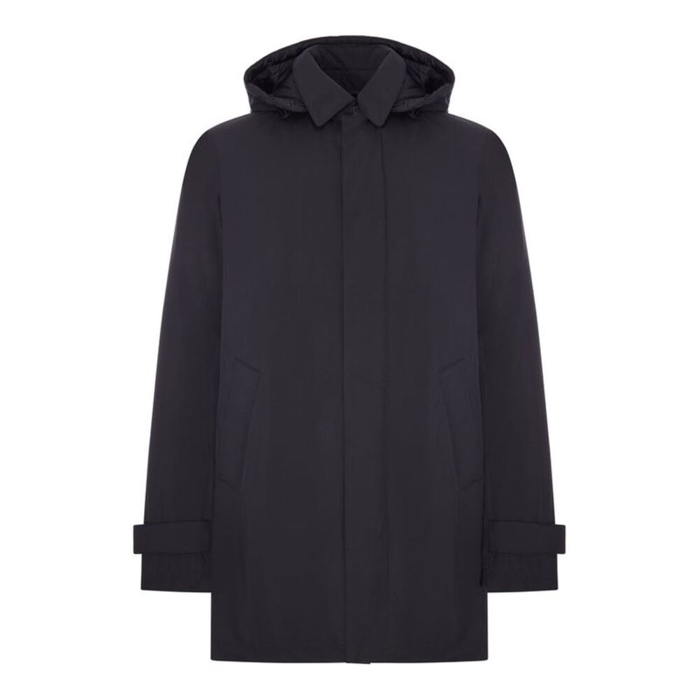 Herno Men Technical Coat With Hood